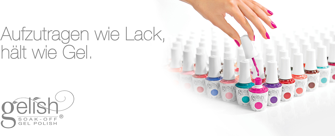 GELISH – Soak-Off Gel Polish. Performs like Gel, Applies like Polish.